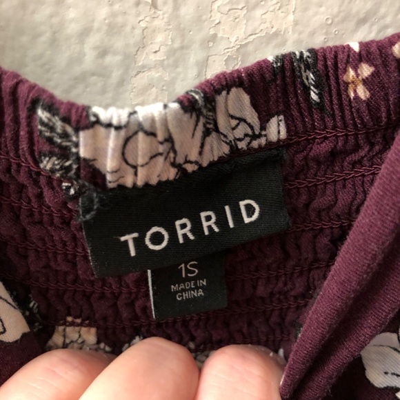 Torrid Purple Romper Jumpsuit size 1S (short) - Picture 2 of 4